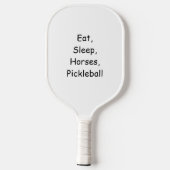 Man Holding Paard Licht Pickleball Paddle (Achterkant)