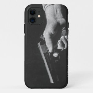 Man Holding Pistool Case-Mate iPhone Case