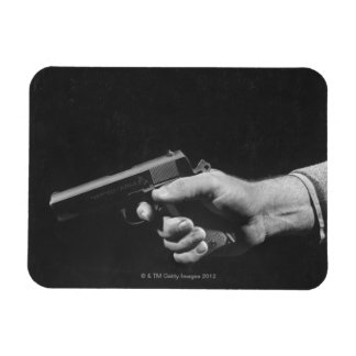 Man Holding Pistool Magneet