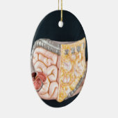 Man-houderijmodel voor darmen of darmen keramisch ornament (Rechts)