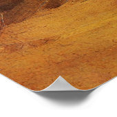 Man houdt op met stok, pade van Vincent van Gogh Poster (Hoek)