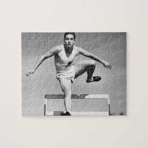 Man Hurdling Legpuzzel
