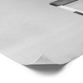 Man Hurdling Poster (Hoek)