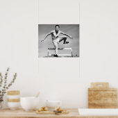 Man Hurdling Poster (Keuken)