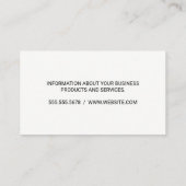 Man hurkt bij zware gewichten | Metallic Grunge Klantenkaartje (Achterkant)