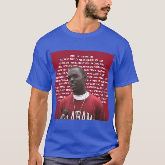 MAN I HATEENNESSEE gift T-shirt (Voorkant)