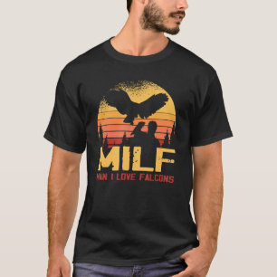 Man I houdt van Falcons  Bird Falconer T-shirt