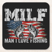 Man I houdt van Gevist Onderzetter (Voorkant)