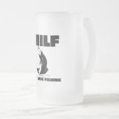 Man I houdt van Geviste glazen Mok (Voorkant rechts)