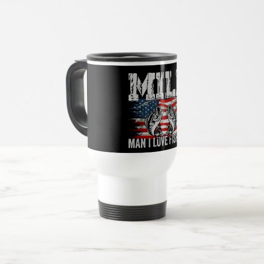 Man I houdt van Geviste Mok (Voorkant links)