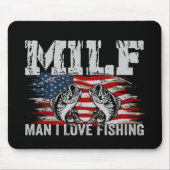 Man I houdt van Geviste Muismat (Voorkant)