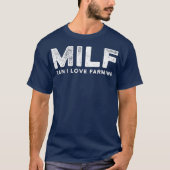 Man I Love Farming Funny Farmers Kerstmis T-shirt (Voorkant)