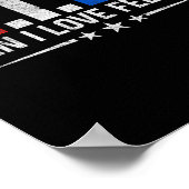 Man I Love Felons Funny Trump De Don Daddy Preside Poster (Hoek)