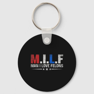 Man I Love Felons Funny Trump De Don Daddy Preside Sleutelhanger