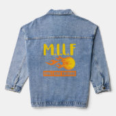 Man I Love Fireball Gift Denim Jacket (Achterkant)