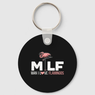 Man I Love Flamingos Bird Lover Summer Flamingo Sleutelhanger
