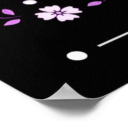 Man I Love Flowers Roze tekst Poster (Hoek)