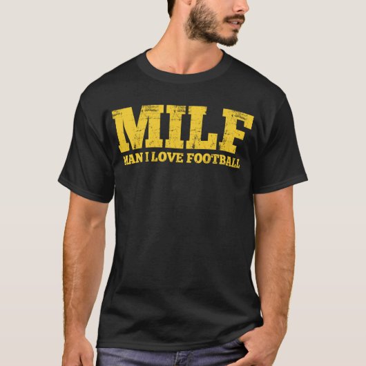 Man I Love Football T-shirt (Voorkant)