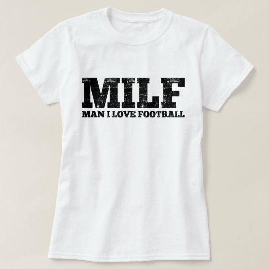 Man I Love Football T-shirt (Design voorkant)