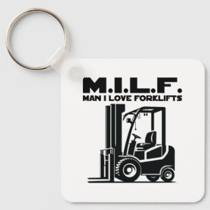 Man I Love Forklifts Sleutelhanger