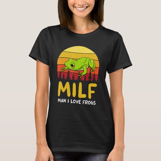 Man I Love Frogs Toad Tree Frog T-shirt (Voorkant)