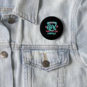 Man I Love Herfst Funny Skeleton Pumpkin Halloween Ronde Button 5,7 Cm (In situ)