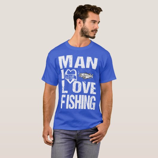 Man I Love Vist T-shirt (Voorkant volledig)