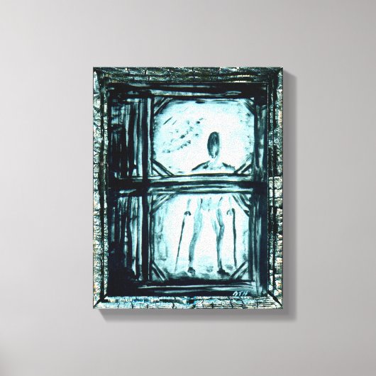 Man II van de kritiek Canvas Afdruk (Voorkant)