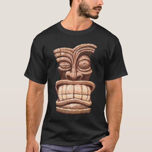 Man III van Tiki T-shirt (Voorkant)