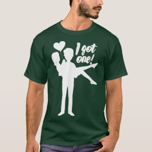 Man Ik Heb Eén Bruidegom Bruid Trouw Verlovingspar T-shirt