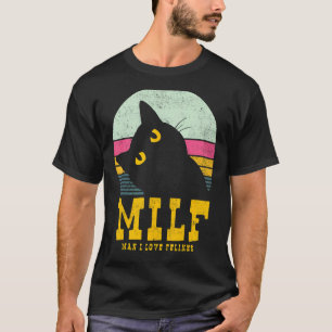 Man Ik hou van Felines Kitty Cats T-shirt
