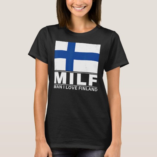 Man Ik hou van Finland T-shirt (Voorkant)