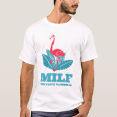 Man Ik hou van flamingos T-shirt (Voorkant)
