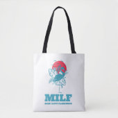 Man Ik hou van flamingos Tote Bag (Voorkant)