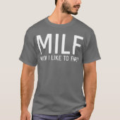 Man Ik hou van grappige iemands humor T-shirt (Voorkant)