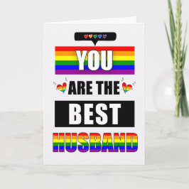 Man Ik hou van je Typografie LGBTQ Rainbow Kaart