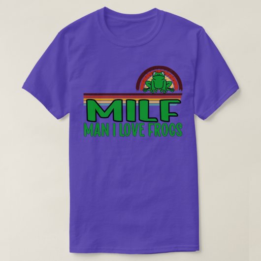 Man ik hou van kikkers 3 t-shirt (Design voorkant)