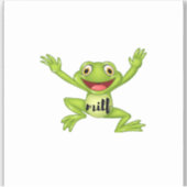 Man, ik hou van Kikkers Sticker (Voorkant)