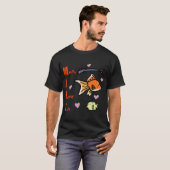 Man, ik hou van vis t-shirt (Voorkant volledig)