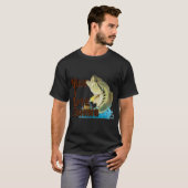 man ik hou van vissen t-shirt (Voorkant volledig)