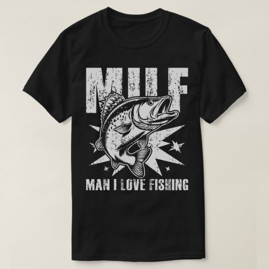 Man Ik hou van Vist Grappige Quote T-shirt (Design voorkant)