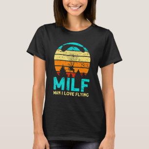 Man Ik Hou Van Vliegen Paramotor Piloot Paramotori T-shirt