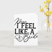 Man, ik voel me als een bride kaart (Gele Bloem)