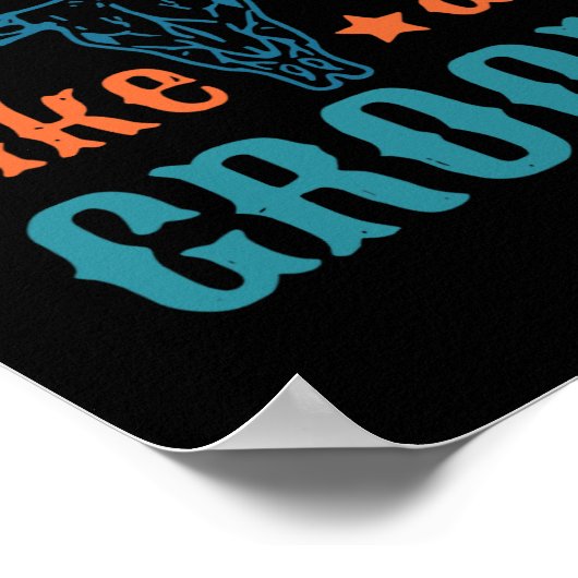 Man Ik voel me als een bruidegom kleding Poster (Hoek)