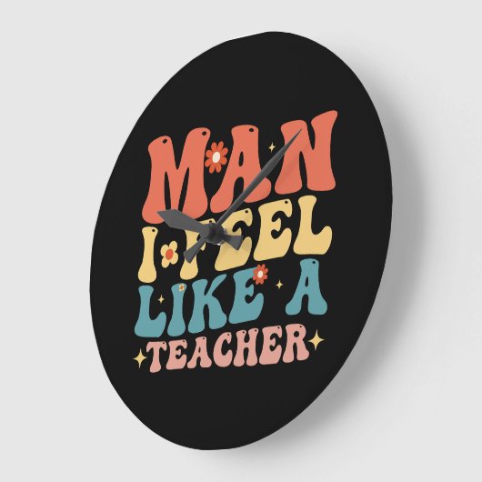 Man Ik voel me als een leerkracht terug naar schoo Grote Klok (Hoek)