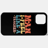 Man ik voel me als een leraar terug naar school Case-Mate iPhone case (Achterkant (horizontaal))
