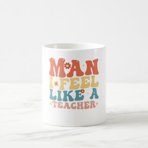 Man ik voel me als een leraar terug naar school koffiemok
