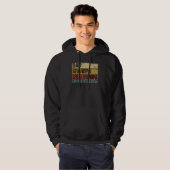 Man Ik word gewoon steeds beter Vader Opa Grootvad Hoodie (Voorkant volledig)