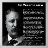 MAN in ARENA Speech Poster (Voorkant)