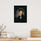 Man in Armor - Rembrandt - c1632 Poster (Keuken)